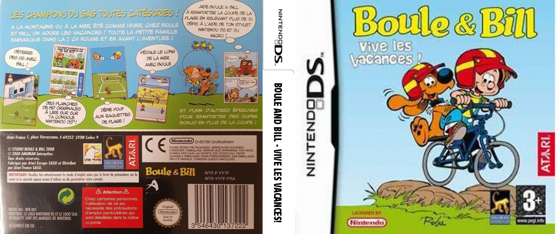 Boule & Bill - Vive les Vacances! — box-texture (FR)