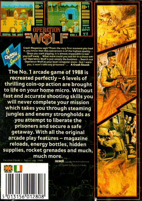 Operation Wolf — box-2D-back (EU)