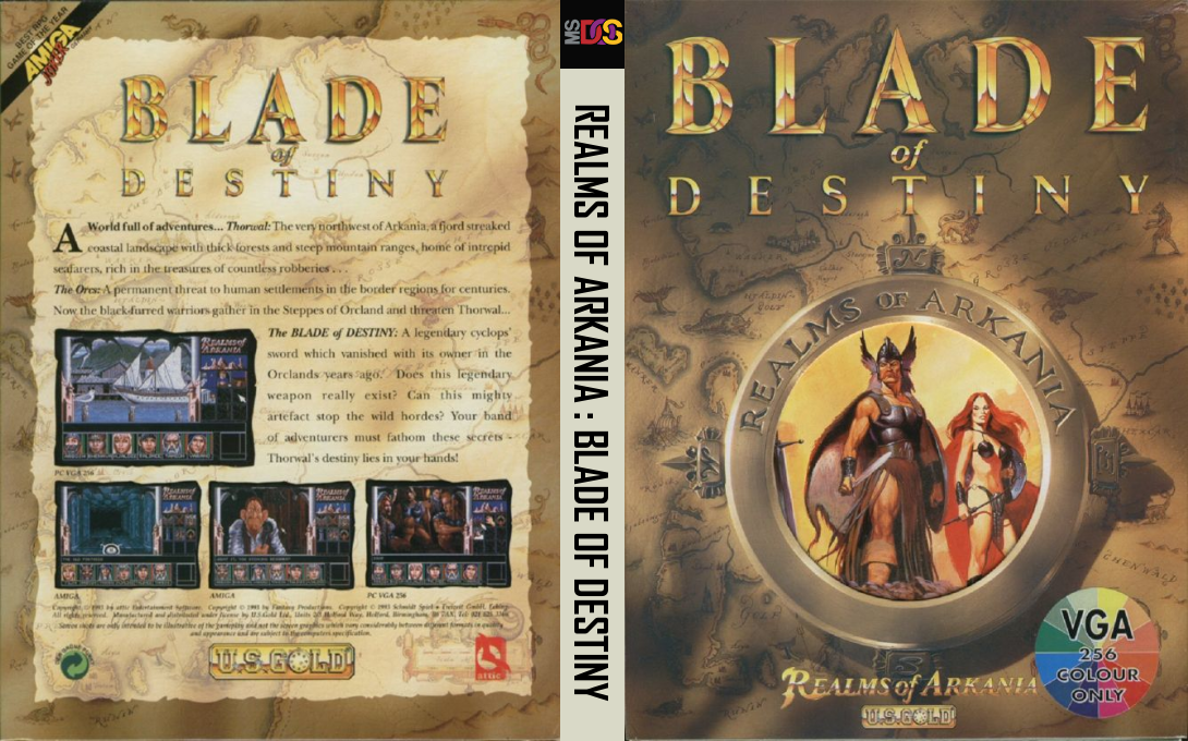 Realms Of Arkania - Blade Of Destiny — box-texture (EU)