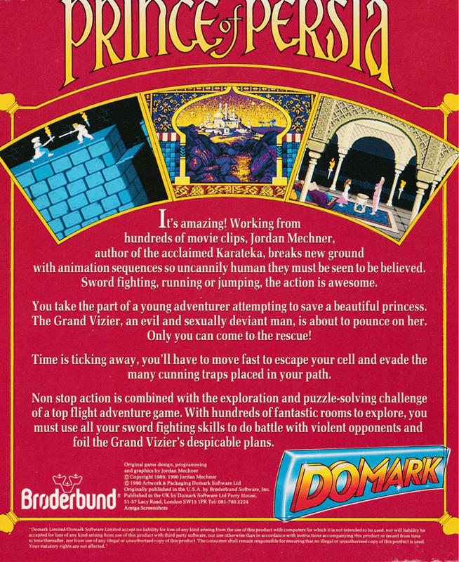 Prince Of Persia — box-2D-back (EU)