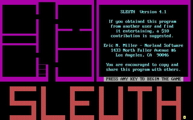 Sleuth : A Murder Mystery — sstitle (WOR)