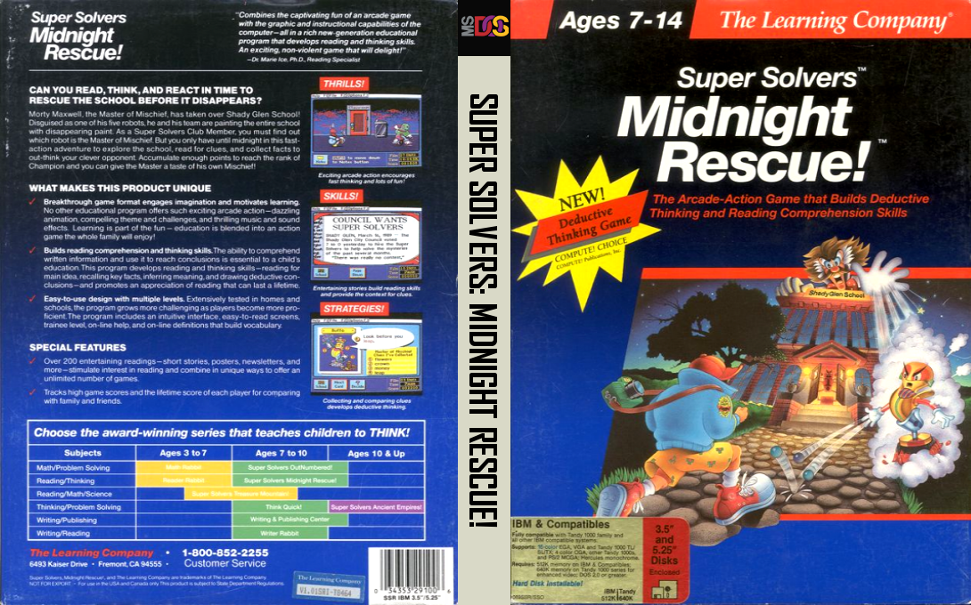 Super Solvers: Midnight Rescue! — box-texture (US)