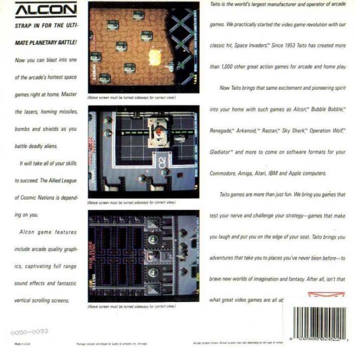 Slap Fight — box-2D-back (US)