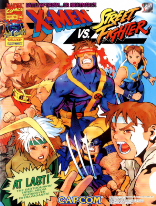 X-Men vs. Street Fighter — box-2D (JP)