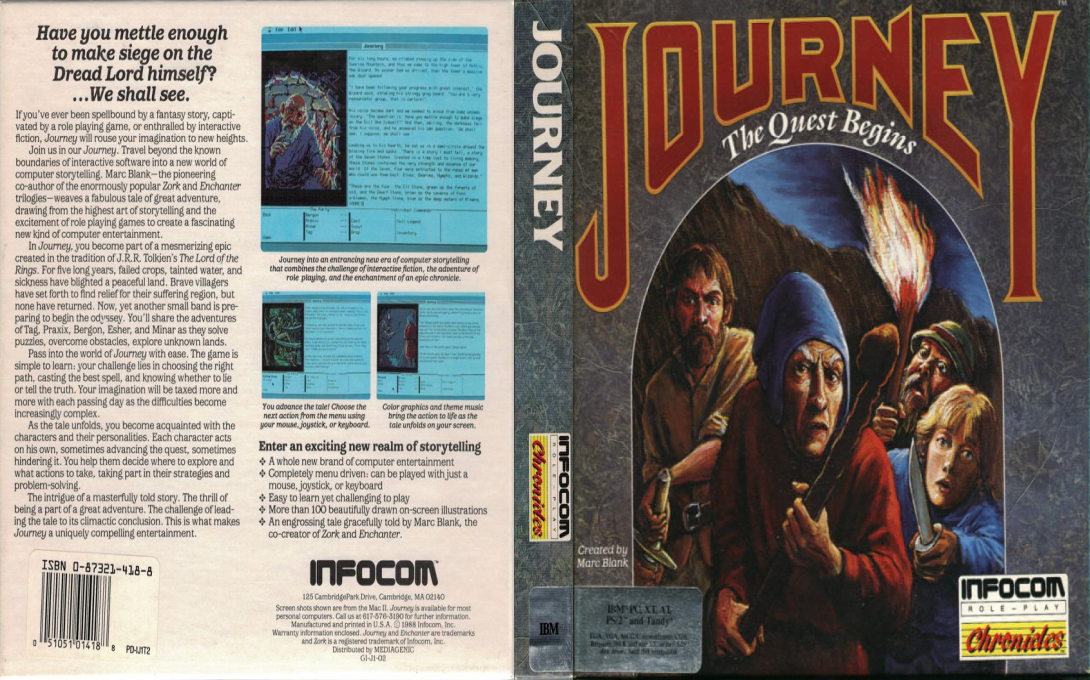 Journey - The Quest Begins — box-texture (US)