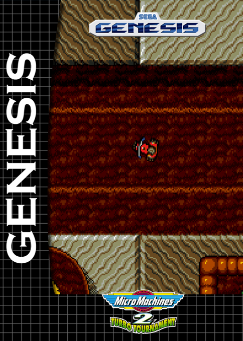 Micro Machines 2 - Turbo Tournament — box-2D (SS)