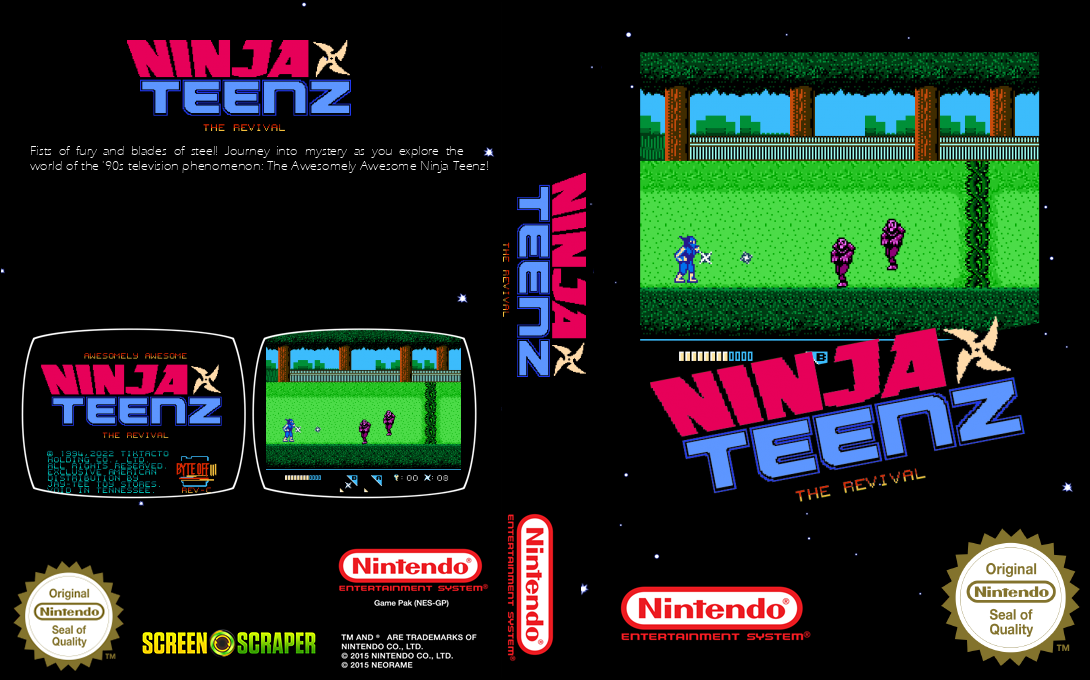 Ninja Teenz - The Revival — box-texture (SS)