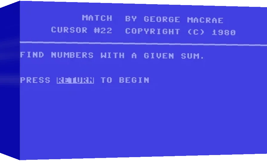 Match — box-3D (WOR)