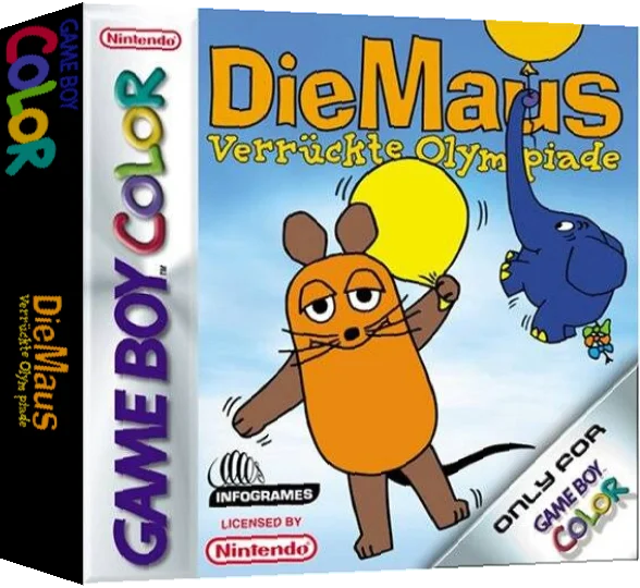 Maus, Die - Verrueckte Olympiade — box-3D (DE)