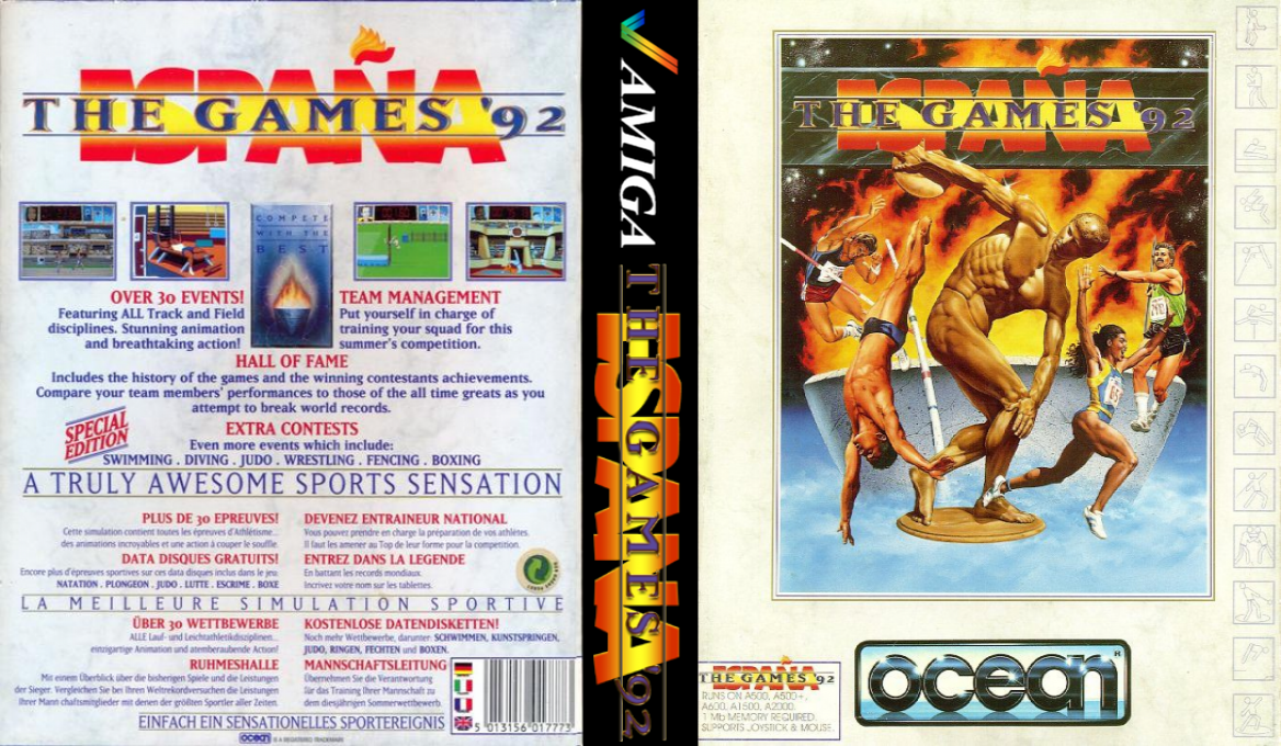 Espana - The Games '92 — box-texture (EU)