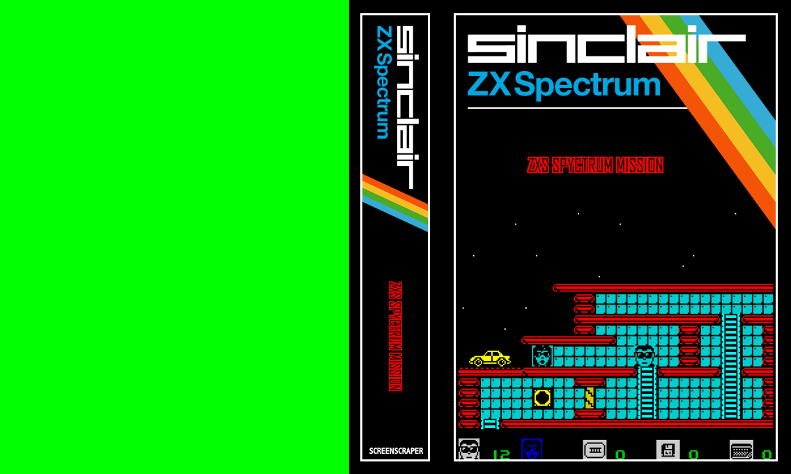 ZXS Spyctrum Mission — box-texture (SS)