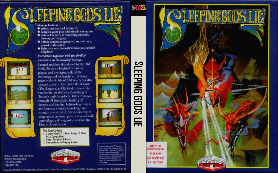 Sleeping Gods Lie — box-texture (EU)