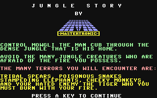 Jungle Story — sstitle (WOR)