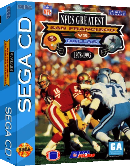 NFL's Greatest - San Francisco vs. Dallas 1978-1993 — box-3D (US)