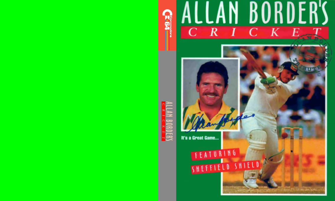 Allan Border's Cricket — box-texture (WOR)