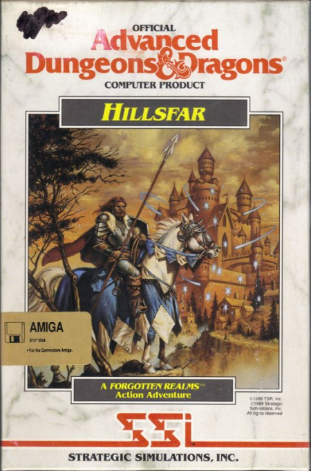 Advanced Dungeons & Dragons - Hillsfar - A Forgotten Realms Action Adventure box art