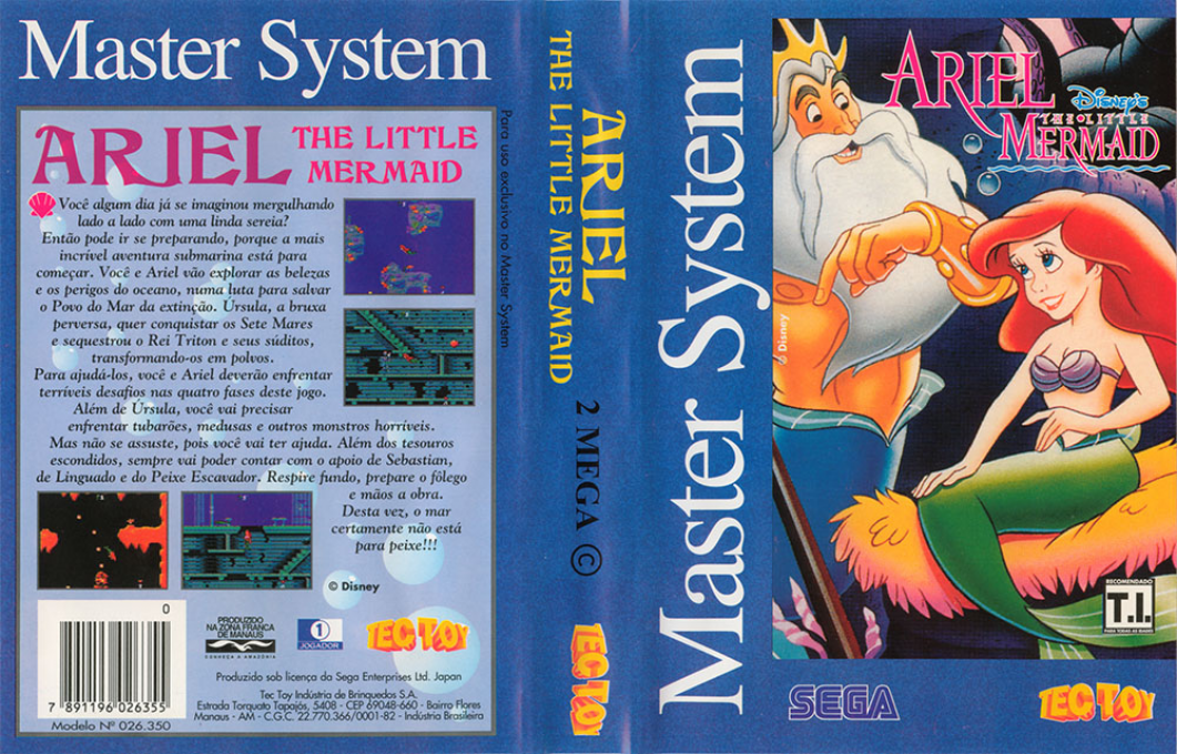 Ariel - The Little Mermaid — box-texture (BR)