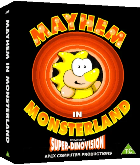 Mayhem in Monsterland — box-3D (EU)