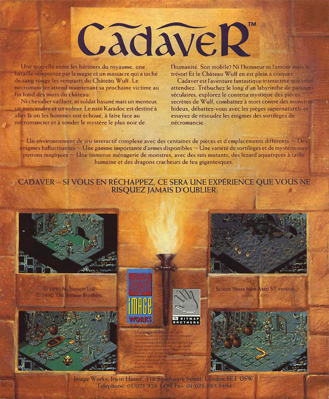 Cadaver — box-2D-back (EU)