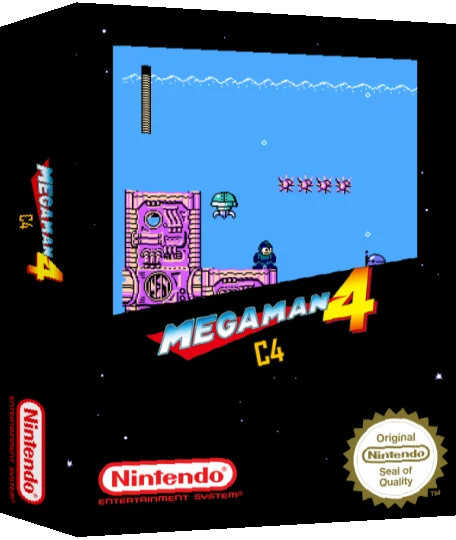 MegaMan IV : C4 — box-3D (SS)