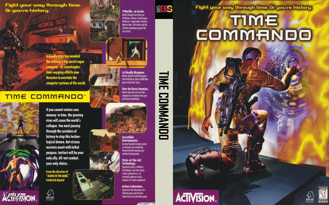 Time Commando — box-texture (US)