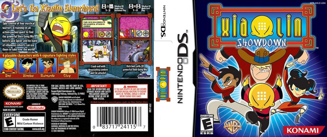 Xiaolin Showdown — box-texture (US)