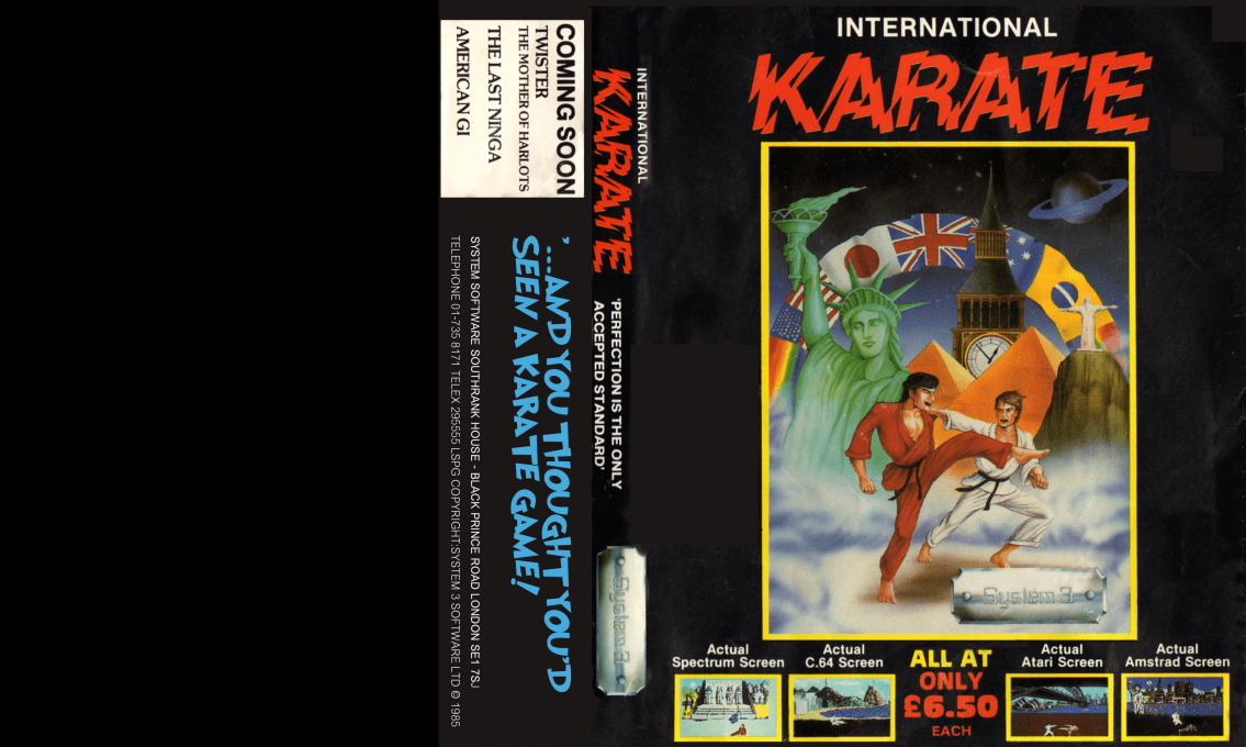 International Karate — box-texture (EU)