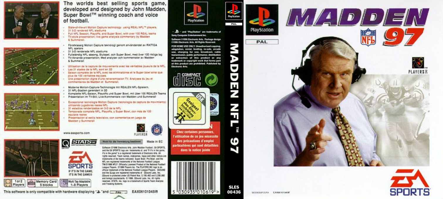 Madden NFL 97 — box-texture (EU)