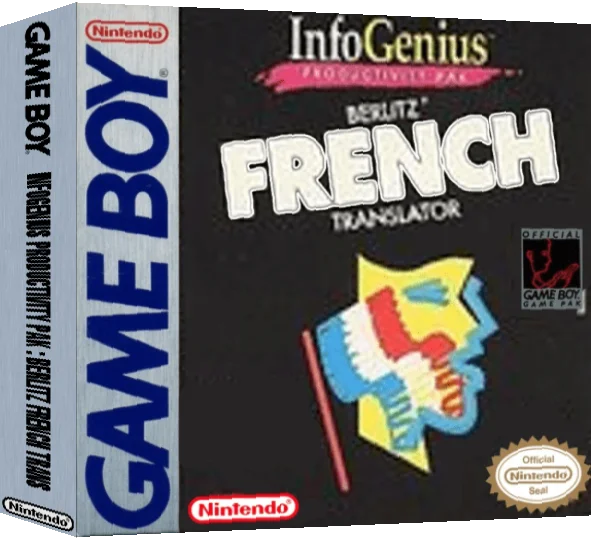 InfoGenius Productivity Pak : Berlitz French Trans — box-3D (WOR)