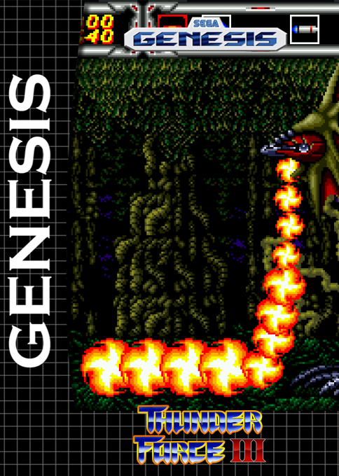 Thunder Force III — box-2D (SS)