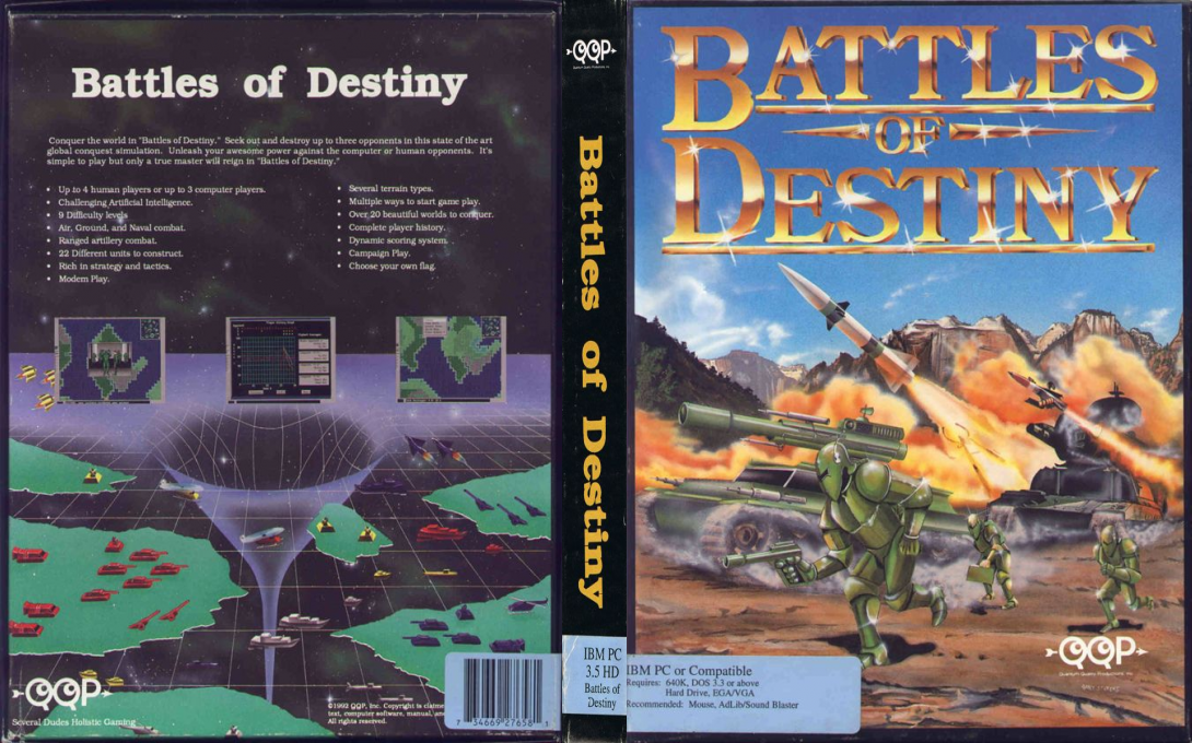 Battles Of Destiny — box-texture (US)