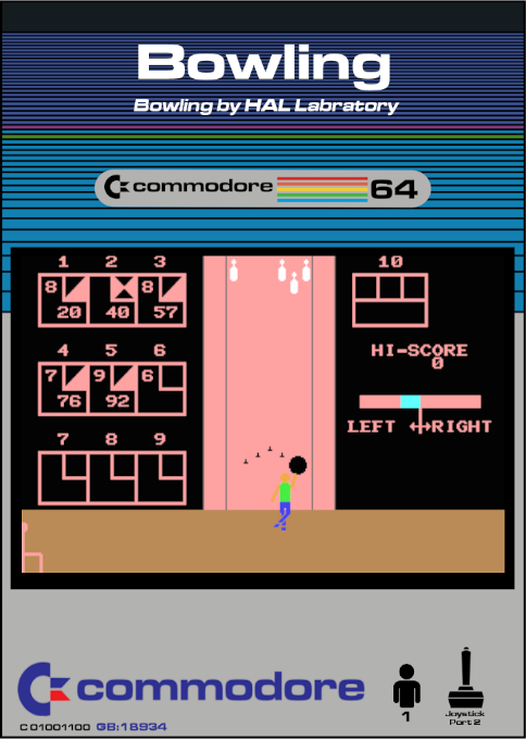 Bowling box art