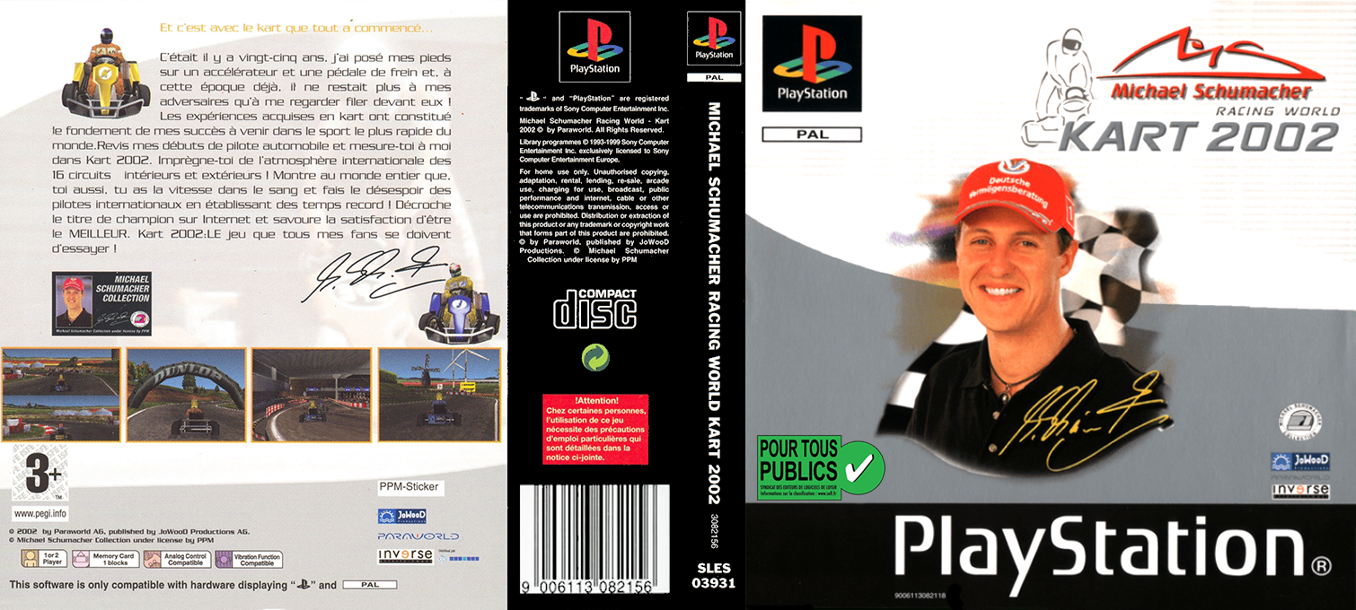 Michael Schumacher Racing World Kart 2002 — box-texture (FR)