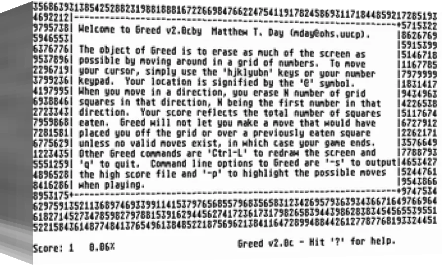 Greed — box-3D (WOR)