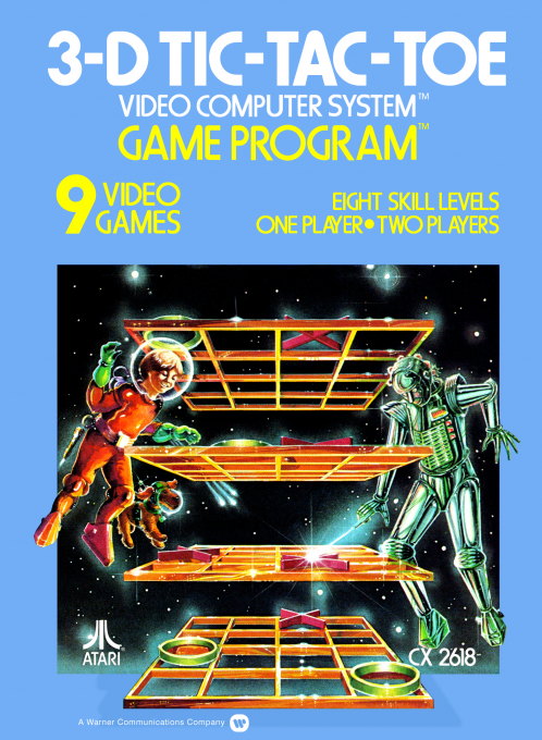 3-d Tic-tac-toe box art