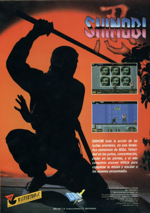 Shinobi — box-2D-back (EU)