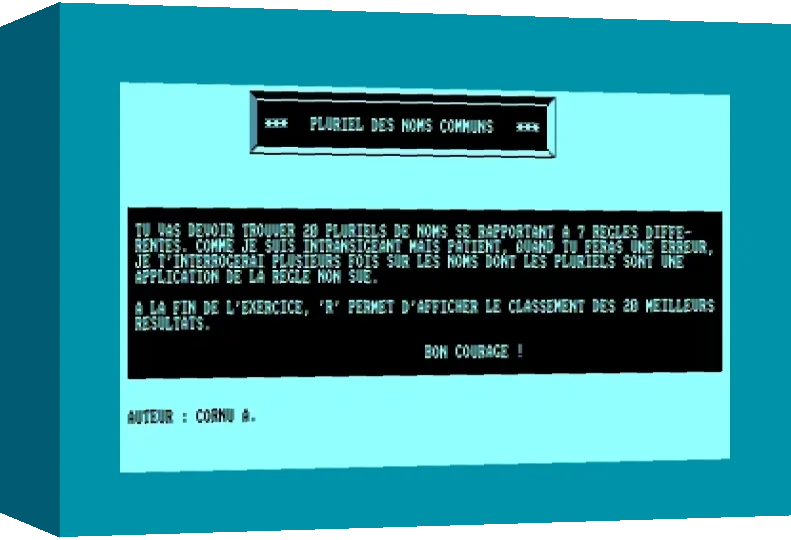 Pluriels — box-3D (WOR)