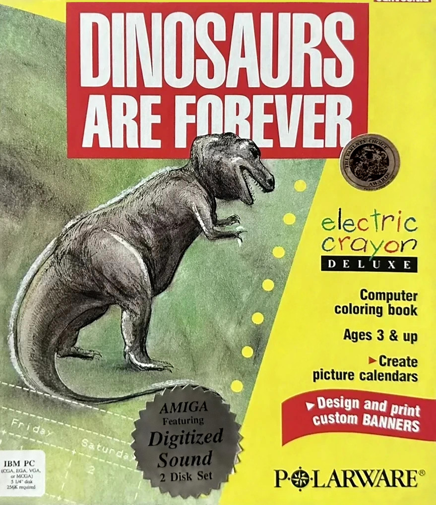 Electric Crayon Deluxe : Dinosaurs Are Forever box art