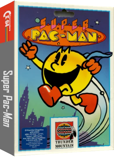 Super Pac-Man — box-3D (US)