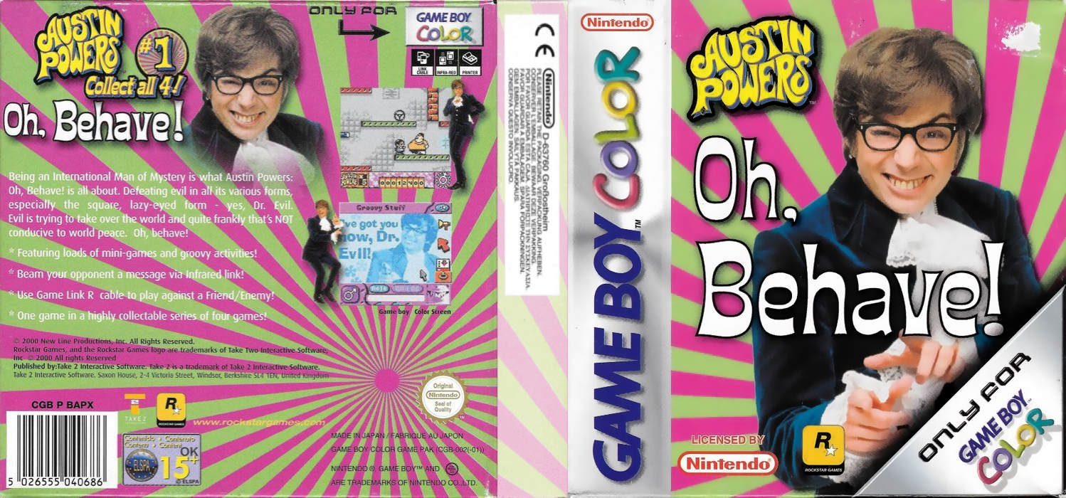 Austin Powers : Oh, Behave! — box-texture (EU)