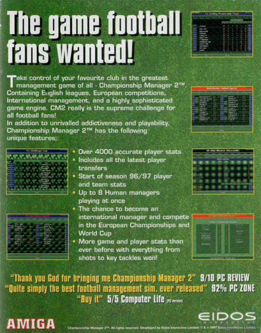 Championship Manager 2 + Season 96-97 Updates — box-2D-back (EU)
