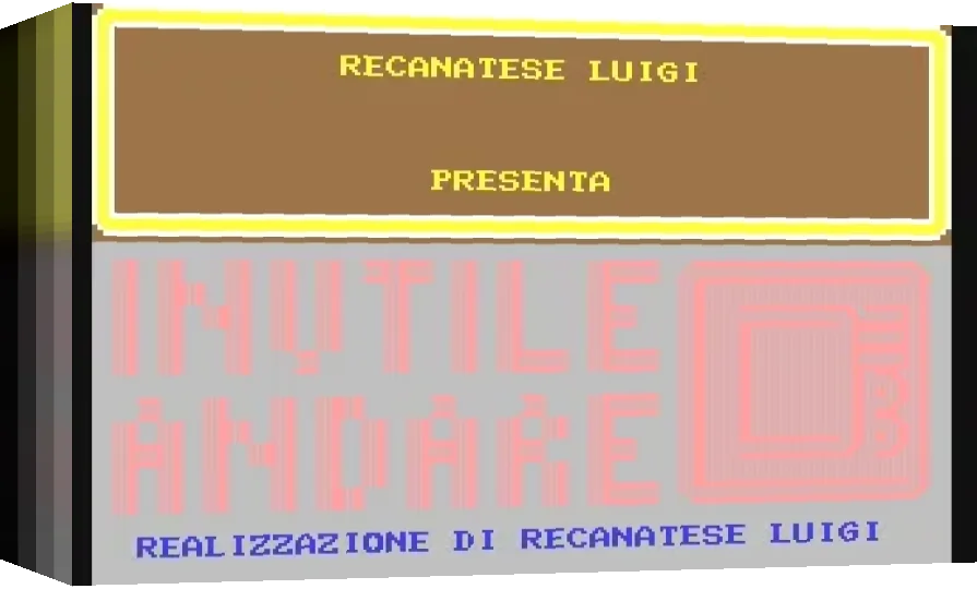 Inutile Andare Avanti — box-3D (WOR)