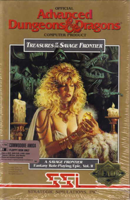 Advanced Dungeons & Dragons - Treasures of the Savage Frontier - A Savage Frontier Fantasy Role-Playing Epic, Vol.II box art