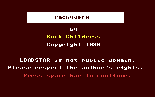 Pachyderm Panic — sstitle (WOR)