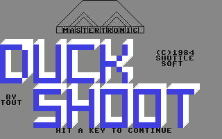 Duck Shoot — sstitle (WOR)