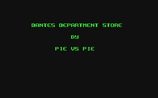 Dante's Department Store — sstitle (WOR)