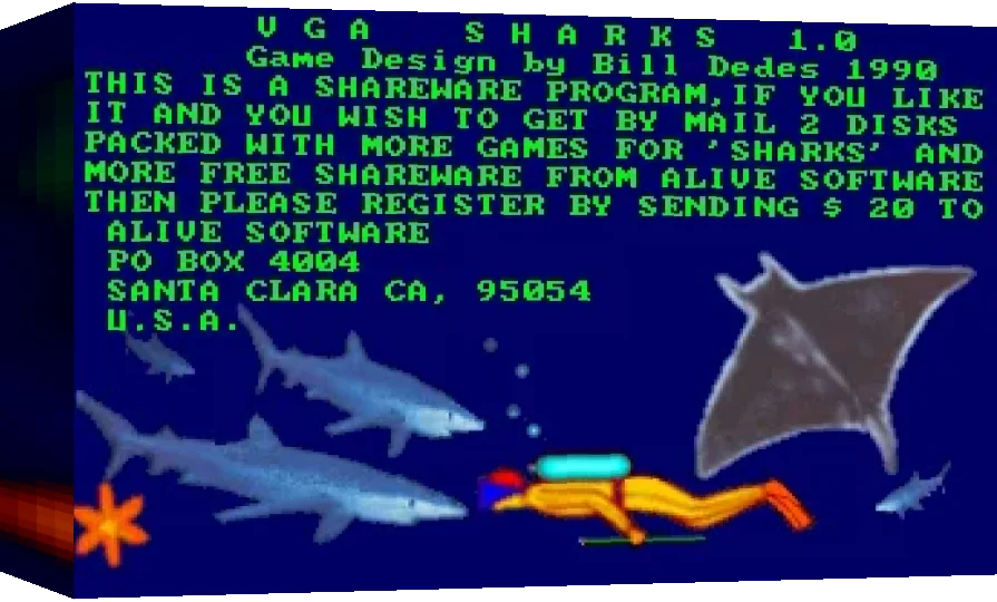 VGA Sharks — box-3D (WOR)