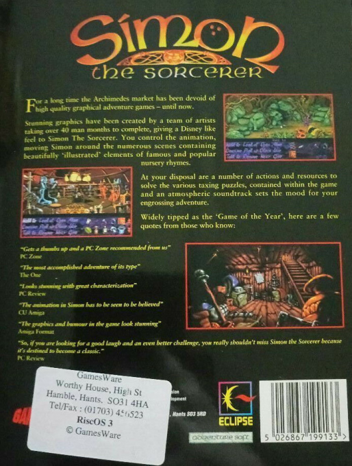 Simon The Sorcerer — box-2D-back (EU)