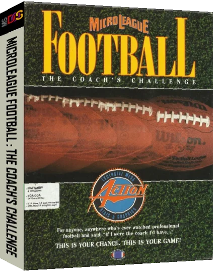Microleague Football - The Coach's Challenge — box-3D (US)