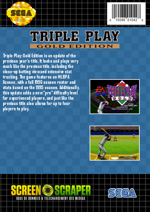 Triple Play Gold — box-2D-back (SS)
